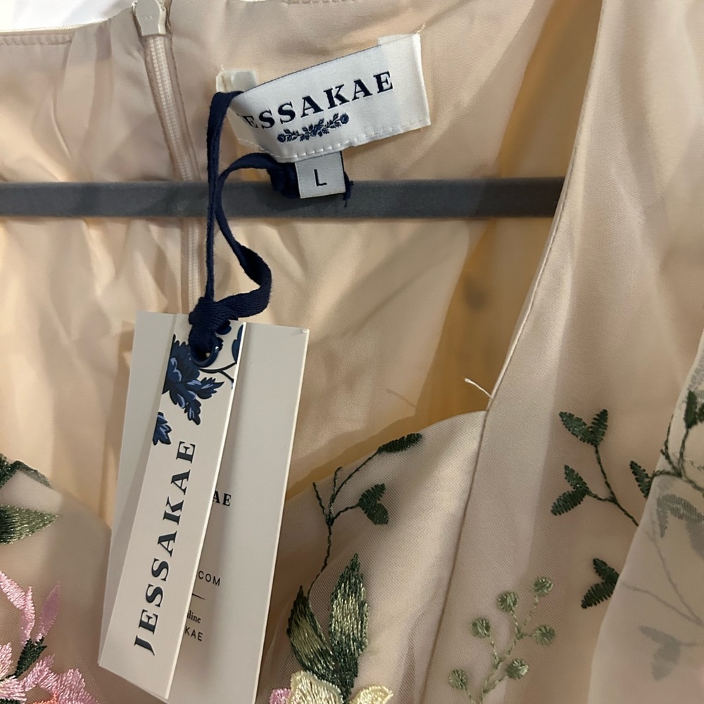 JESSAKAE Blushing Flora Dress L